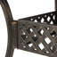 Table de patio extensible en fonte Cast