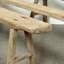 Lily's Living Vintage Noodle Bench, Weathered Natural Wood Finish -830513444