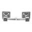 Fleur De Lis Wall Mounted Towel Bar-12238736-101942582