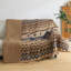 Boho Quilt Set King Size,3 Pieces Aztec Texture Bedspread Brown Southwestern Coverlet Set Soft Lightweight Bed Cover For All Season Microfiber Bedding With 2 Pillowcases(Brown,104"X90")