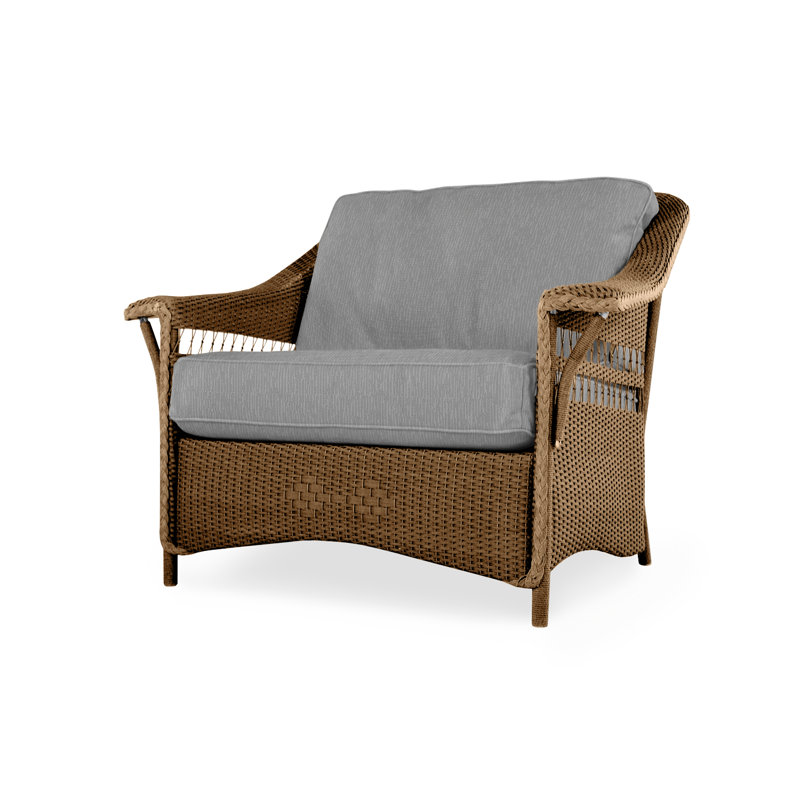 Nantucket Outdoor Lounge Chair, Plume Spring, Bark