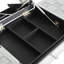 Console à miroir en verre avec motif en damier et incrustation de losanges. Pratique pour la routine beauté du matin. Miroir caché de bureau Great Polyvalent, différent