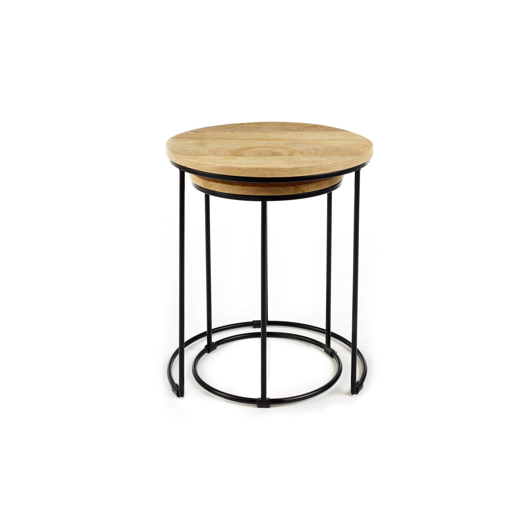 Kampsville Pedestal Nesting Tables