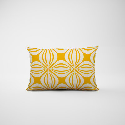 Housse et insert de coussin rectangulaire en polyester pour l'intérieur et l'extérieur