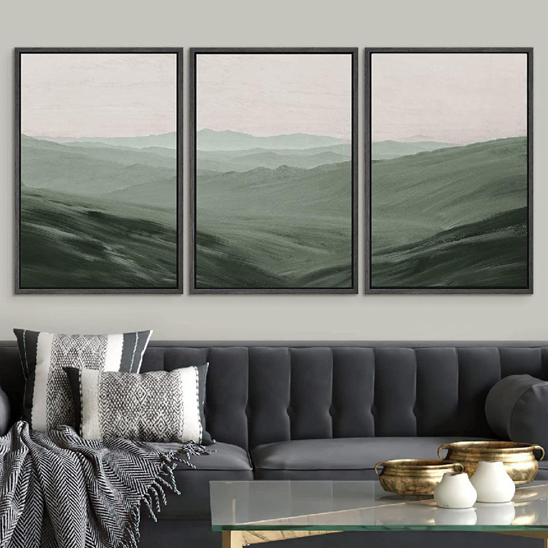 Wall Decor on Canvas, Black