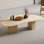 Natural cave stone cream style coffee table