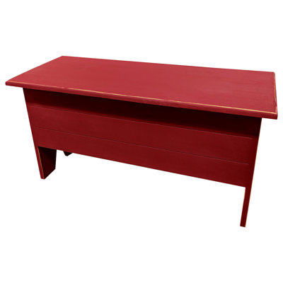 Banc de rangement en bois massif Kalki