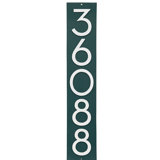 Floating Modern 4" Number Vertical Address Plaque (5 Digits)
