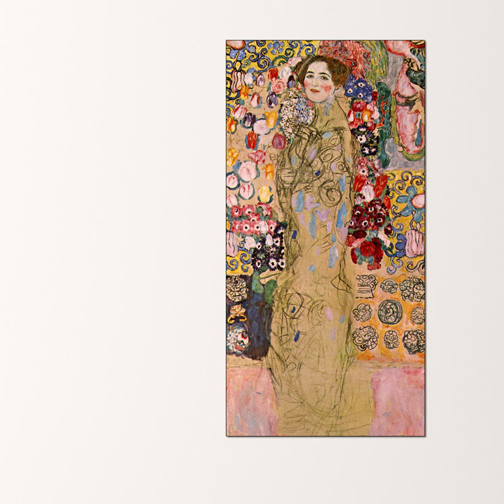 Gustav Klimt - Wrapped Canvas Painting, 100cm H x 50cm W x 1.8cm D