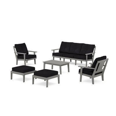 Prairie 6 Piece Sofa Seating Group with Cushions