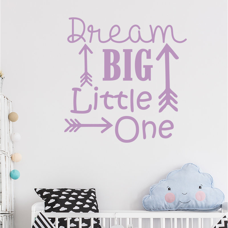Décalcomanie murale big little rêve Baumeister, Lilas