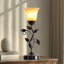 Ensemble de lampe de table antique floral 18,5 "avec ports USB Irma