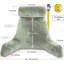  Big Reading and Support Bed Rest Indoor/Outdoor Pillow-43776962