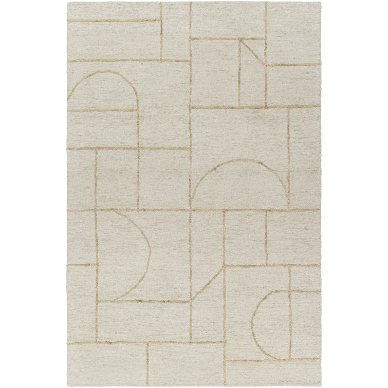 Caelob Wool Geometric Indoor Rug
