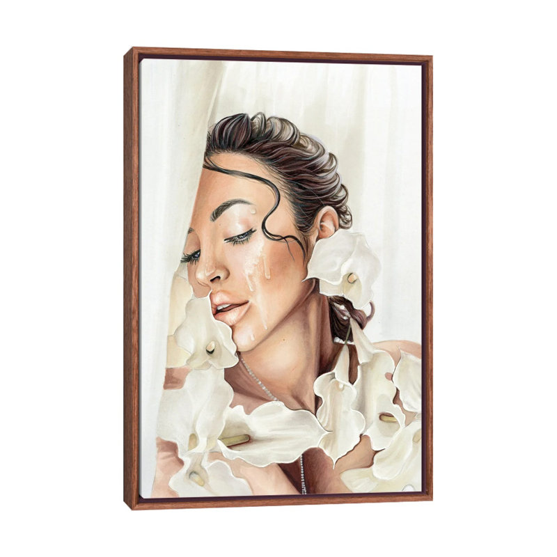 Yulia 1 Piece Single Picture Frame and Floater Frame Painting on Canvas