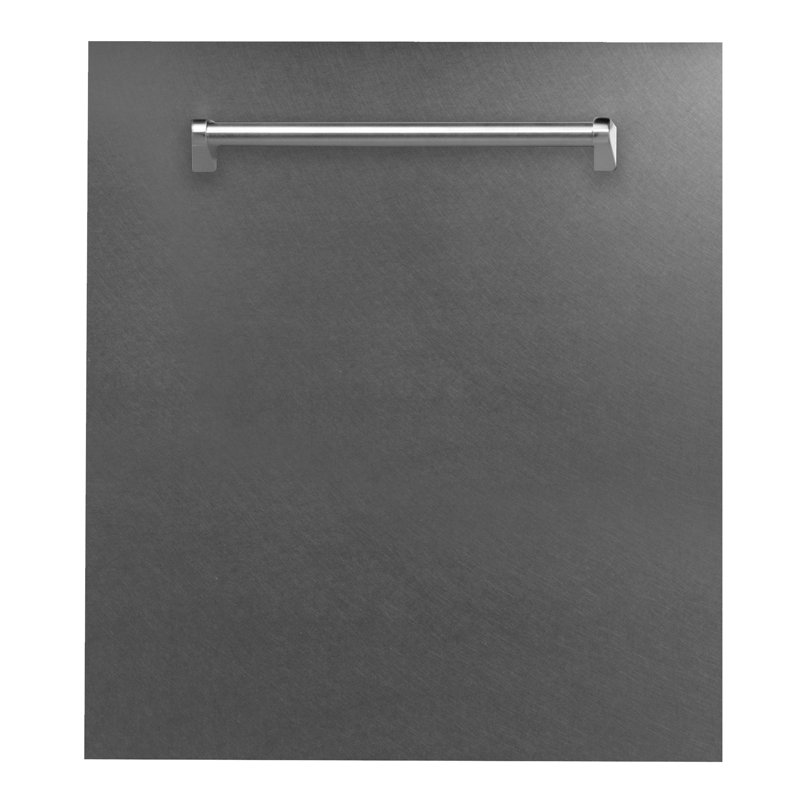 ZLINE 24 in. Fingerprint Resistant Control Dishwasher with Stainless Steel Tub and Style Handle, 52dBa