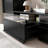 Modern Black 78.74" Width Solid Wood TV Stand