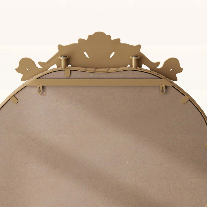Miroir mural pour décoration intérieure rétro, Bronze
