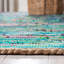 Tapis abstrait en coton et jute tissés à la main Naveen-1460857283