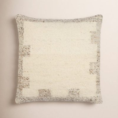 Dia Cotton/Wool Throw Pillow