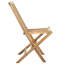 Chaise pliante en teck massif Marcus