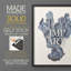 Reproduction encadrée Indigo Reef II - bois massif-978333603-978333612
