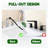 Topcraft 2 Handle Pull-down Bathroom Sink Faucet-115607277