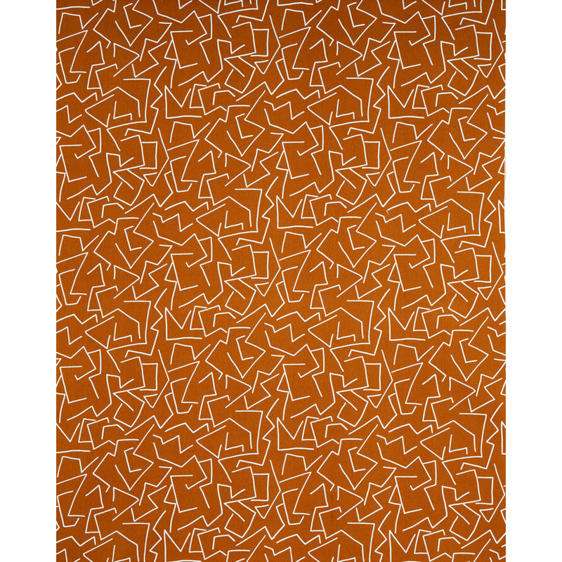 Tissu imprimé Schumacher x Hadiya Williams, Safran