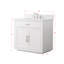 Meuble-lavabo simple 36 po avec plateau en pierre reconstituée Ingalls-2102283549