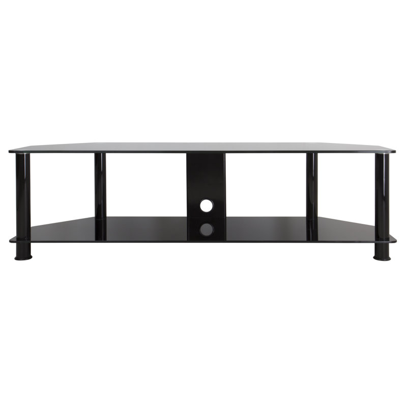 Elyria TV Stand for TVs up to 65", Silver Black