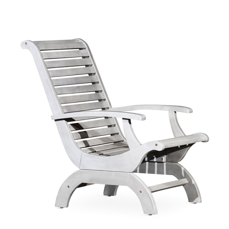 Chaise d'extérieur Driftwood, Gris argenté