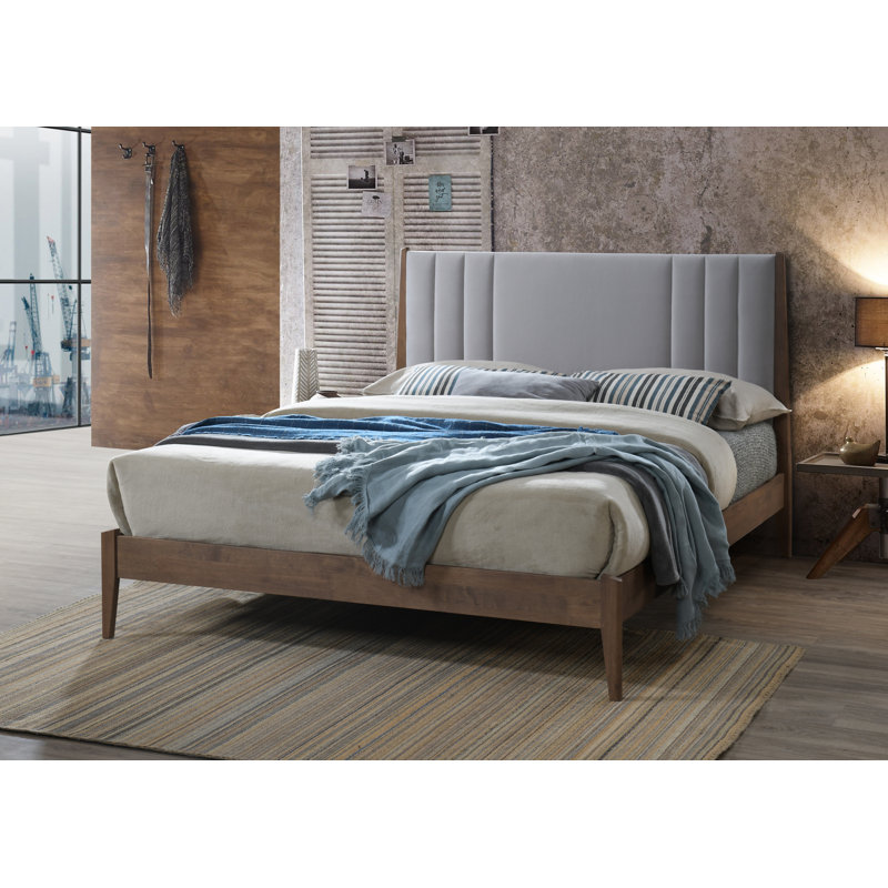 Wedgewood Upholstered Storage Bed, Double (4'6), Light Grey