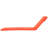 Orange - Cushion - Waterproof, Rectangular For Outdoor Use Water Lounge Shape, Protected Fabric