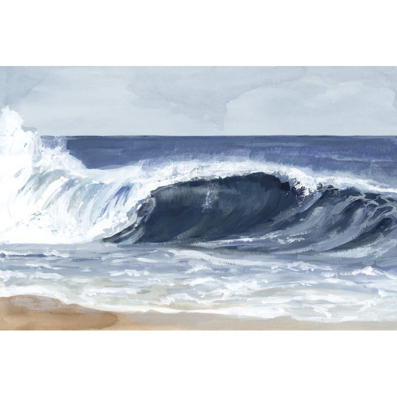 Surf Spray II - Painting on Canvas, 81cm H x 122cm W, Wrapped Canvas