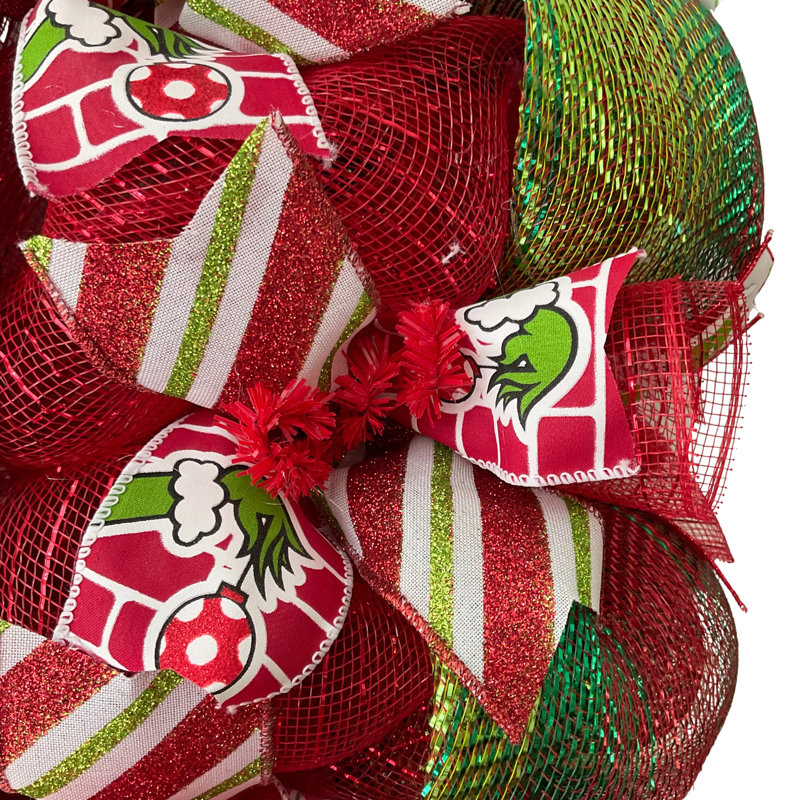 Guirlande de Noël verte à motif de guirlande de Noël