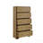 Hickory 5 Drawer Chest - Cashew