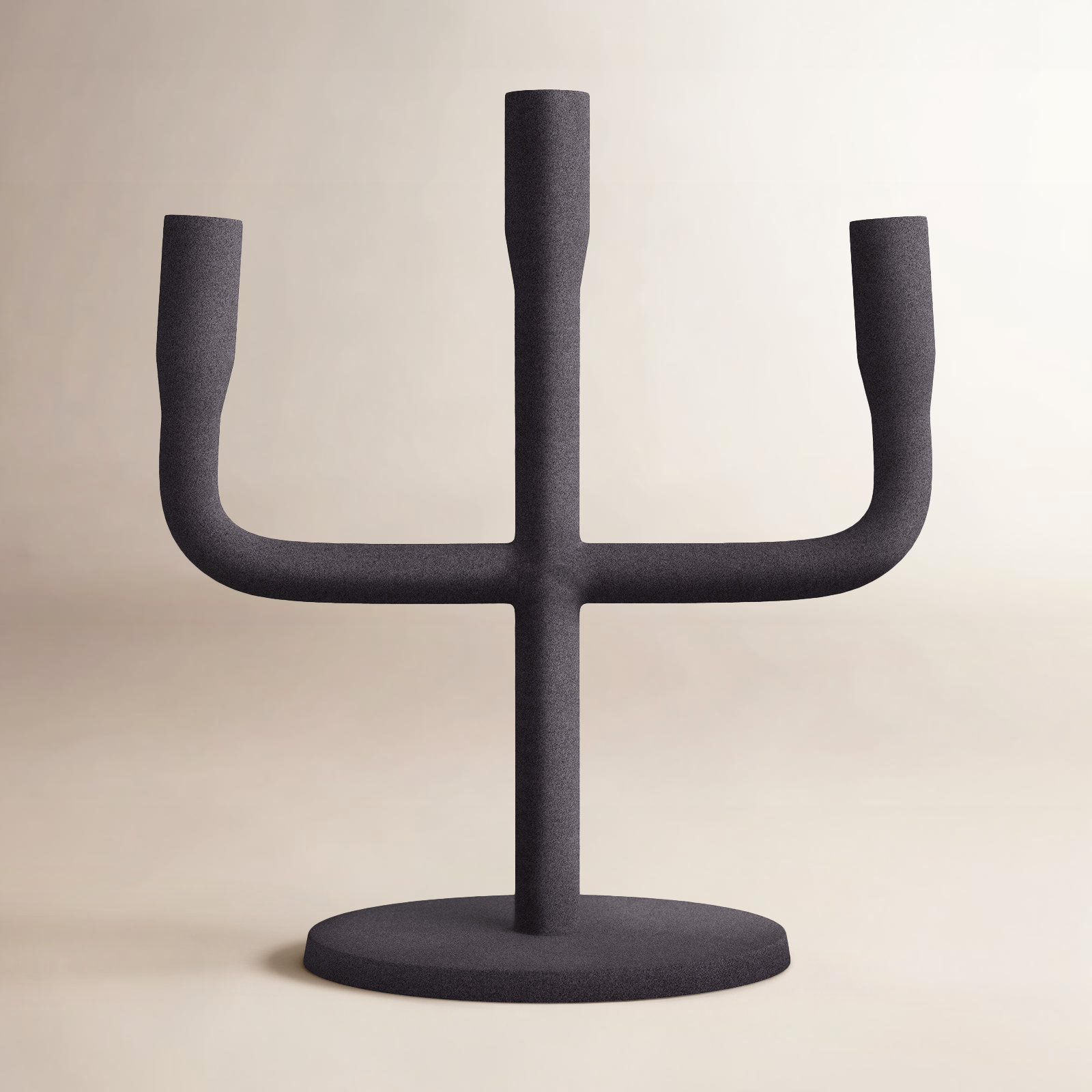 Belden Metal Candelabra, Black