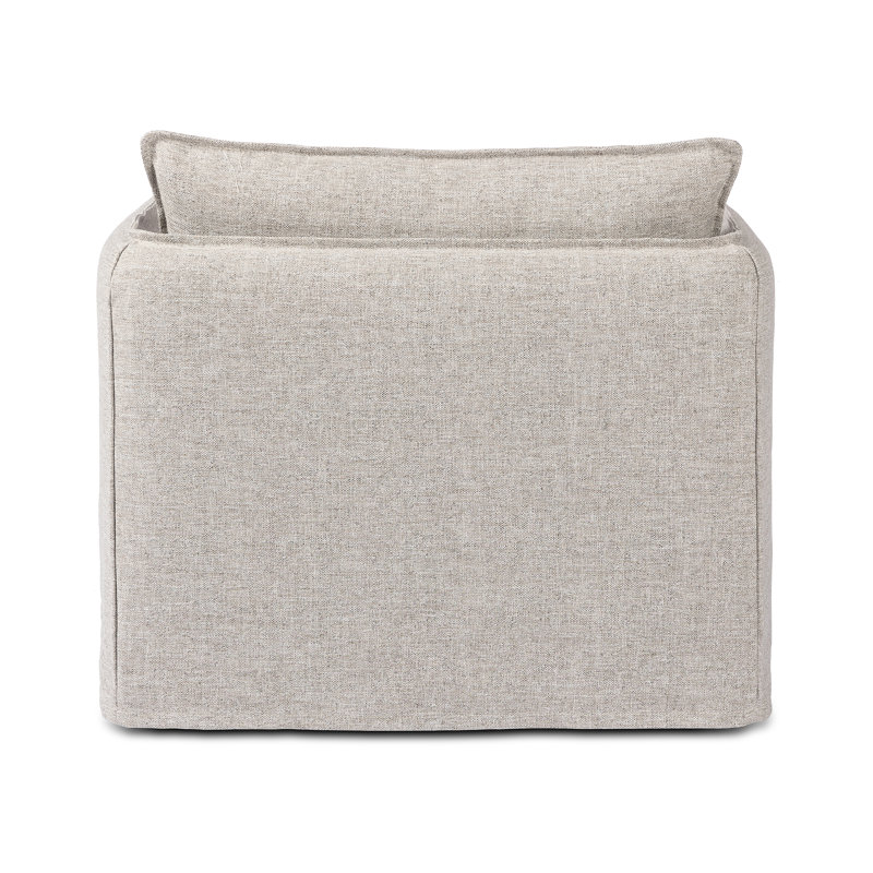 Andre Swivel Armchair, Alessi Slate Polypropylene/Olefin
