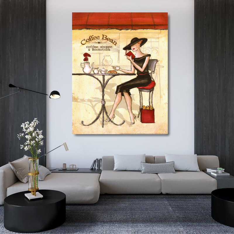 Femme Elegante II, H 46 po x l 36 po