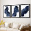 Passing Waves I  -Custom Framed  Premium Print W Matt - 3 Pieces-544636663-544636649