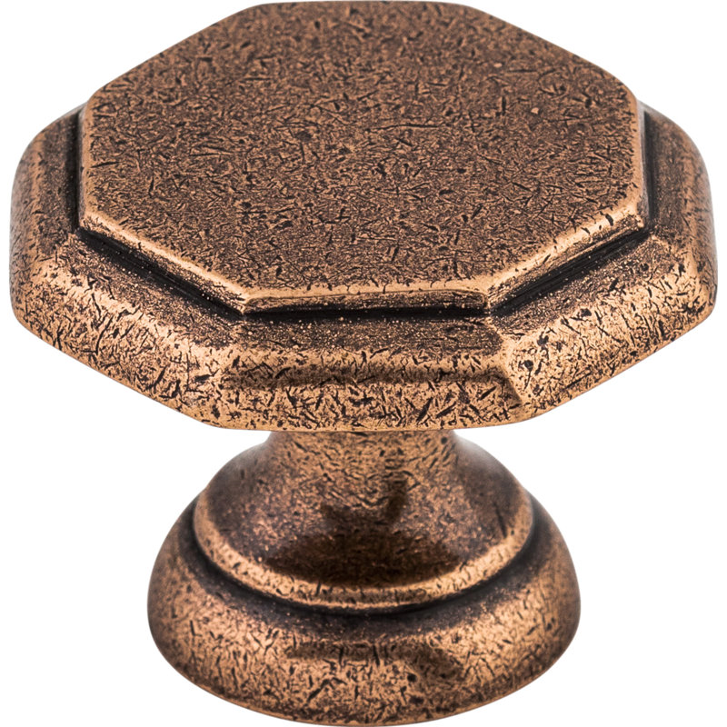 Devon 1 1/4" Diameter Round Knob, Old English Copper