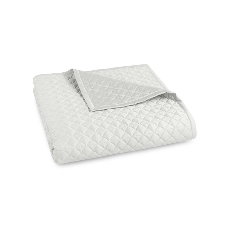 Quilted Coverlet Suave, Cool Gray, Queen Quilt