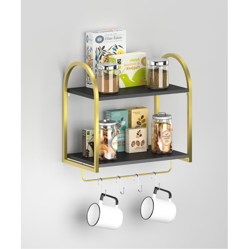 Tablettes murales, Noir