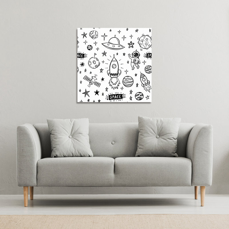 No Title by Andrew Lee - Wrapped Canvas Print, 77cm H x 77cm W x 4cm D
