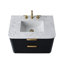 Ensemble de meuble-lavabo simple 30 po avec dessus en pierre reconstituée Liljan-1238032366