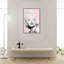 Art mural emblématique sur toile rose glamour étoile pour chambre à coucher-72506316-72506317