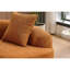 Canapé modulaire Boneless Comfy, canapé 4 places orange avec 4 coussins, canapé modulaire-57096332