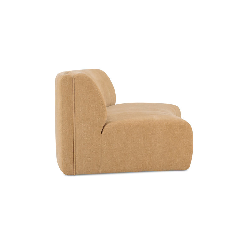 Naomi Concave Sofa Golden Yellow, Yellow
