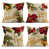 Jaune / rouge / vert floral est en rupture de stock