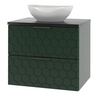 61mm Single Bathroom Vanity with Ceramic Basin